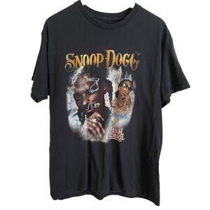 Snoop Dogg High School Reunion Tour Shirt Mens XL Rapper Hip‎ Hop Tee Grunge